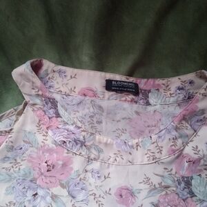 Bloomchic Cold Shoulder Floral Blouse Shirt Top With Lace 14-16